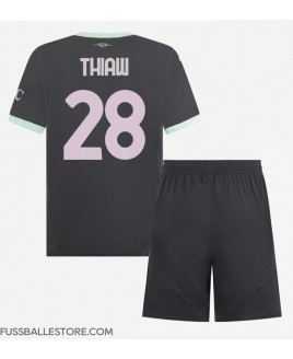 Günstige AC Milan Malick Thiaw #28 3rd trikot Kinder 2024-25 Kurzarm (+ Kurze Hosen)